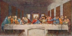 The Last Supper, 1494-1498 by Leonardo da Vinci