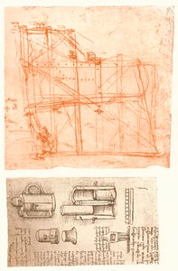 Two Drawings, c1472-c1519 1883 by Leonardo da Vinci