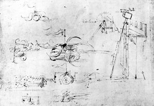 Weaponry designs by Leonardo da Vinci