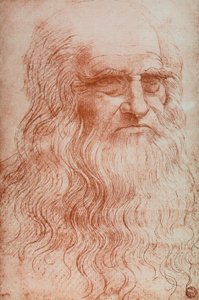 Portrait of Leonardo da Vinci, copy of Self-portrait of Leonardo da Vinci by Leonardo da after Vinci