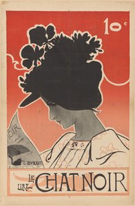 Poster for the Magazine Le Chat Noir (title on object: Lire Le Chat Noir)