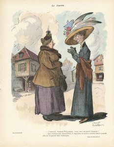 Illustration of Leonce Burret in Le Smile, no. 19, 08/05/13 - Fashion, Hat