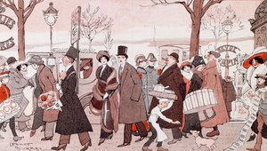 The Boulevard by Leonce Burret