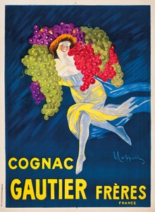An advertising poster for Gautier Freres cognac (1907)