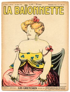 Cover of La Baionnette, Satirical in Colors by Leonetto Cappiello