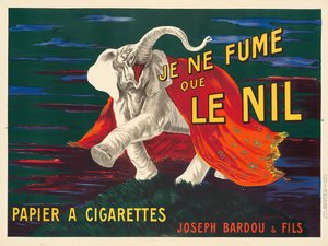 I Only Smoke the Nile, 1912 by Leonetto Cappiello