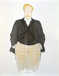 Portrait of Alphonse Allais by Leonetto Cappiello (1875-1942) around 1900