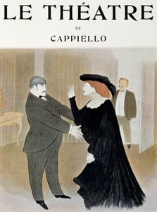 The Actors Lucien Guitry and Jane Harding in a Scene from La Chatelaine by Leonetto Cappiello