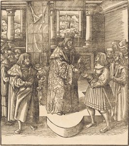 The Old White King Sending His Messengers to Portugal by Leonhard Beck