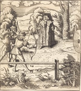 The Young White King at the Butts by Leonhard Beck