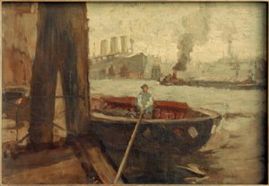 Barge at the Pier