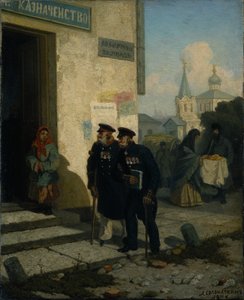 The Pension Day by Leonid Ivanovich Solomatkin