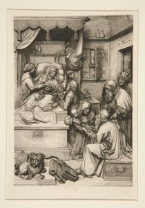 Death of the Virgin by Leopold Flameng