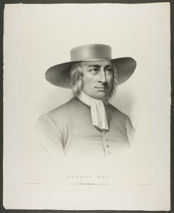 George Fox by Leopold Grozelier