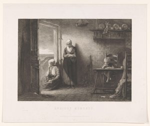 Two Women and a Child in a Fisherman