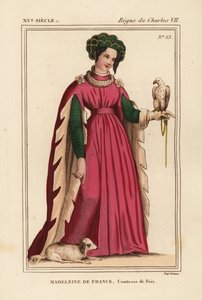 Madeleine de France, Countess de Foix, daughter of King Charles VII of France
