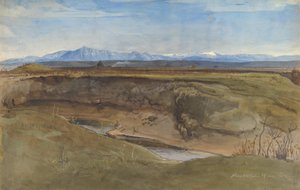 Landscape near Rome by Leopold Venus