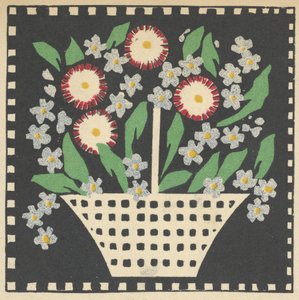 Basket of Flowers by Leopoldine Kolbe