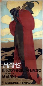 Hans the Flute Player by Leopoldo Metlicovitz