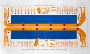 Ancient Egyptian Astronomical Table, c1822 by Leroy