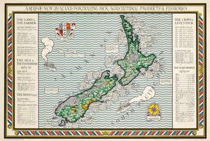 A Map of New Zealand