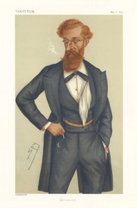 James Ludovic Lindsay (Lord Lindsay) MP - Portrait Standing