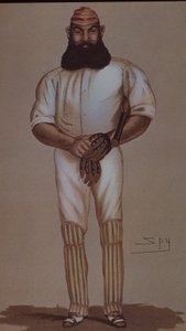 Cricket Hero W.G. Grace, Caricature for Vanity Fair