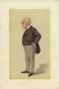 James Manby Gully, MD, Hydropathy, Vanity Fair Cartoon by Leslie Matthew Ward