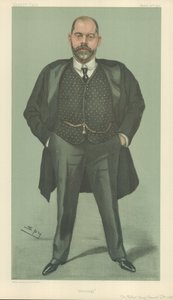 Dr Robert Henry Scanes Spicer, Rhinology, Vanity Fair cartoon by Leslie Matthew Ward