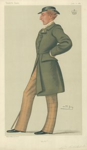Lord Ribblesdale, Mufti, Vanity Fair Cartoon by Leslie Matthew Ward