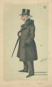 Lord Robartes, East Cornwall, 4 February 1882, Vanity Fair cartoon by Leslie Matthew Ward