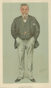 Mr James Thompson, Caledonian Railway, 15 August 1895, Vanity Fair cartoon