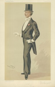 Mr John Delacour by Leslie Matthew Ward