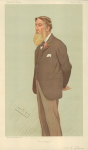 Mr William Luson Thomas, The Graphics, 13 December 1894, Vanity Fair cartoon by Leslie Matthew Ward