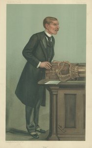 Mr William St John Fremantle Brodrick, War, 18 July 1901, Vanity Fair cartoon by Leslie Matthew Ward