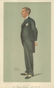 Sir Ernest Satow, Peking, 23 April 1903, Vanity Fair cartoon by Leslie Matthew Ward