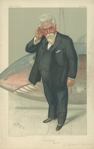Sir Hiram Stevens Maxim by Leslie Matthew Ward
