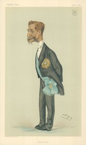 Sir Richard Temple, Bart, Burra Dick, 15 January 1881, Vanity Fair cartoon