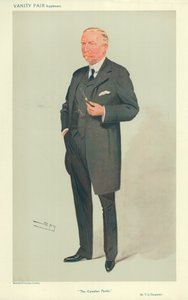 Sir Thomas Shaugnessy, The Canadian Pacific, 26 August 1908, Vanity Fair Cartoon by Leslie Matthew Ward