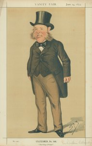 Sir Watkin Williams-Wynn, The King of Wales, 14 June 1873, Vanity Fair cartoon