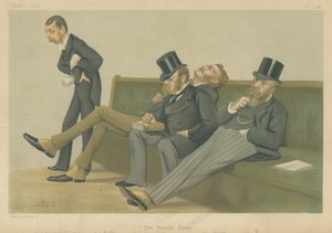 Spencer-Churchill, Balfour, Drummond-Wolff and Gorst by Leslie Matthew Ward
