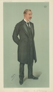 The Earl of Selborne, Admiralty, 3 October 1901, Vanity Fair Cartoon by Leslie Matthew Ward