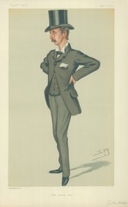 The Hon Edward Stanhope MP, The Young Man, 12 April 1879 by Leslie Matthew Ward