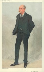 The Hon Robert Garnett Tatlow, Glasgow, 16 June 1909, Vanity Fair cartoon by Leslie Matthew Ward