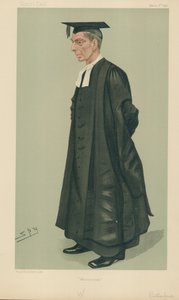 W S Rutherford, the Headmaster of Westminster School, Westminster, 2 March 1889