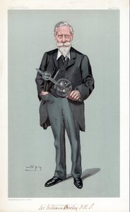 William Crookes, British physicist and chemist, 1903 by Leslie Matthew Ward
