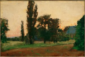 Evening Mood Over the Rhine Landscape