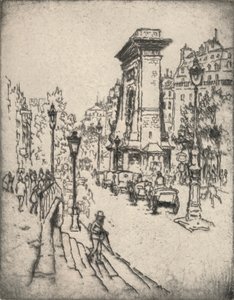 The Porte St Denis by Lester George Hornby