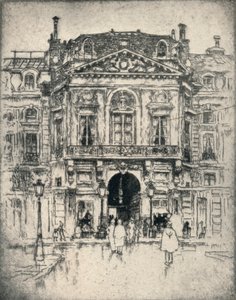 The Porte de Valois, Palais-Royal, 1915 by Lester George Hornby