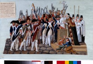 French Revolution: The Oath of the Districts by Lesueur Brothers